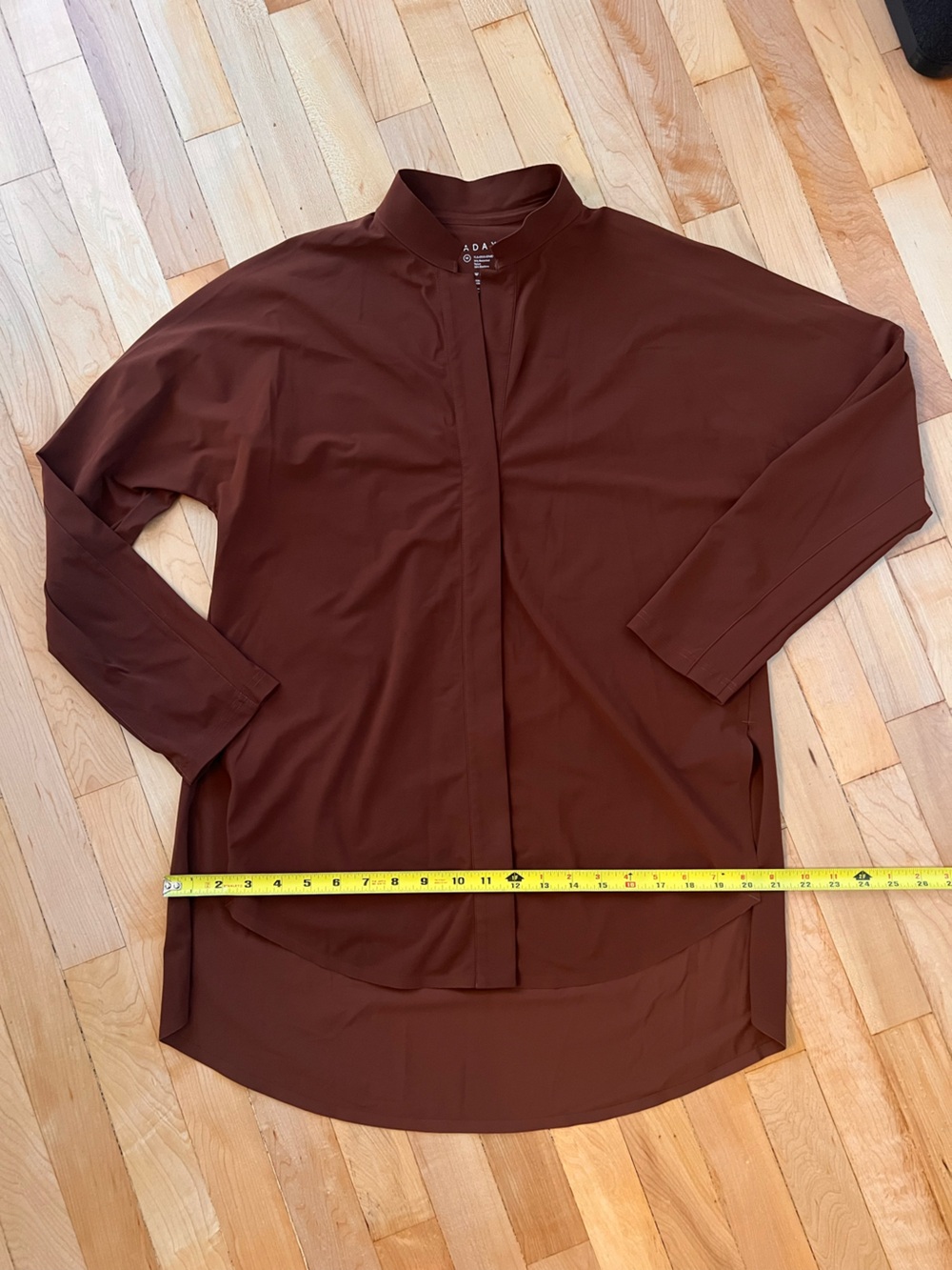 Aday Button Down Rich Brown Shirt M